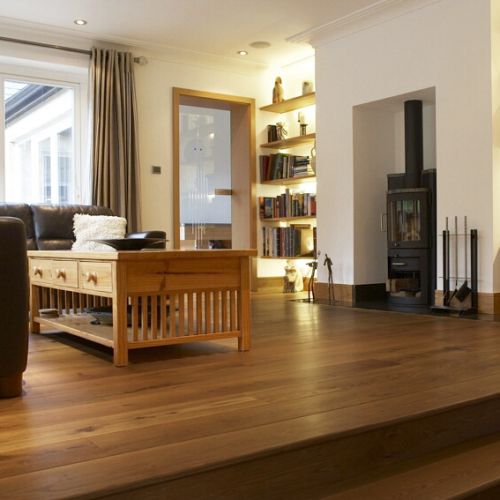 Fumed Classic Grade Oak Flooring