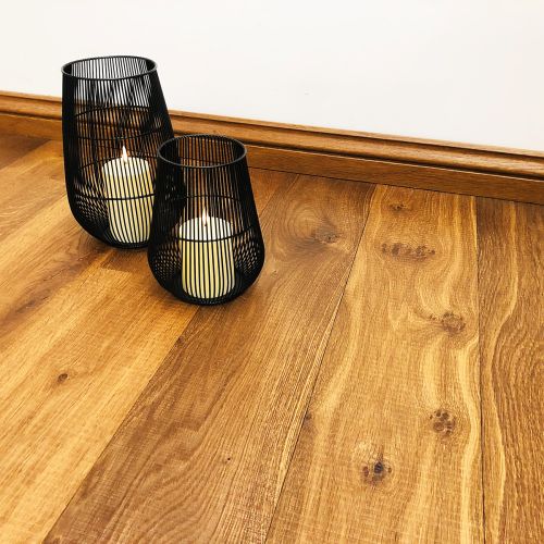 Fumed Band Sawn Character Solid Oak Flooring
