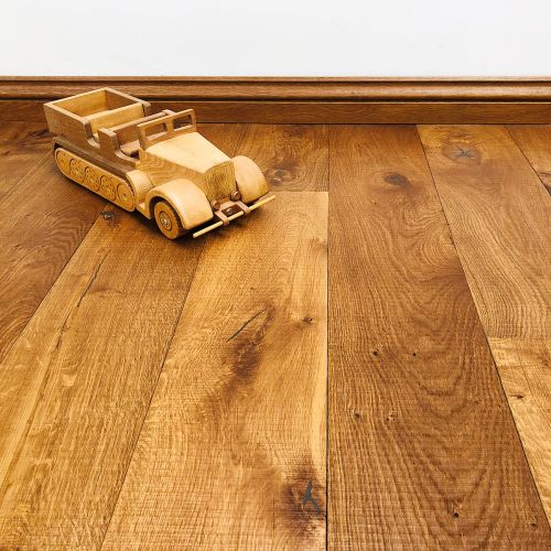 Fumed Band Sawn Provincial Solid Oak Flooring