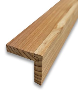 British Cedar Two-Part Corner Piece Moulding