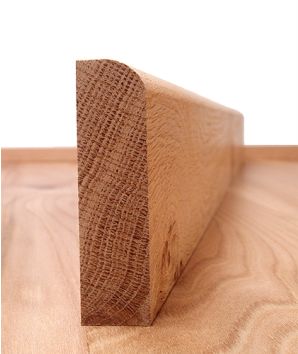 Solid American Oak Round Edge Architrave Set