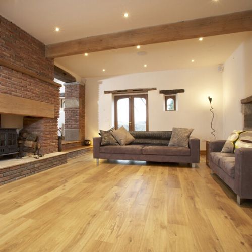 Brushed Classic Grade Oak Flooring