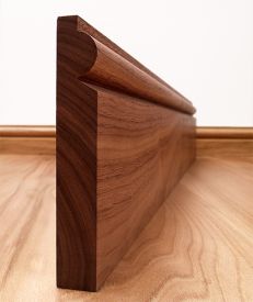 Torus Black Walnut Skirting Board