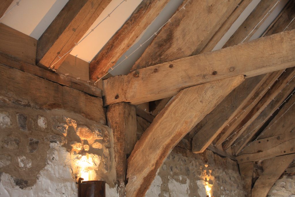 Restoration of traditional oak beams