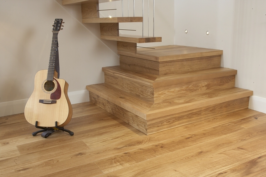 Character Oak Flooring finished with Osmo Clear Satin Polyx Oil